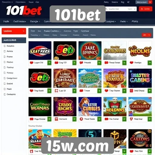 Análise dos jogos disponíveis no site 101bet
